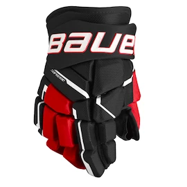 Rękawice hokejowe Bauer Supreme M5PRO Black/Red Intermediate