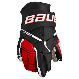 Rękawice hokejowe Bauer Supreme M5PRO Black/Red Intermediate