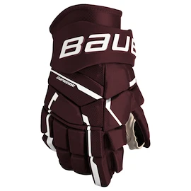 Rękawice hokejowe Bauer Supreme M5PRO Maroon Senior