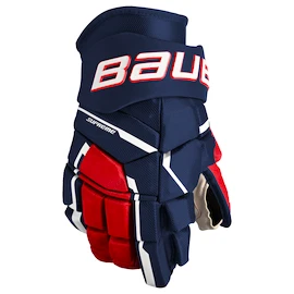 Rękawice hokejowe Bauer Supreme M5PRO Navy/Red/White Intermediate