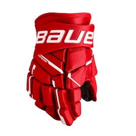 Rękawice hokejowe Bauer Supreme M5PRO Red Intermediate