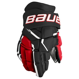 Rękawice hokejowe Bauer Supreme MACH Black/Red Intermediate