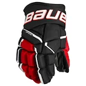 Rękawice hokejowe Bauer Supreme MACH Black/Red Junior