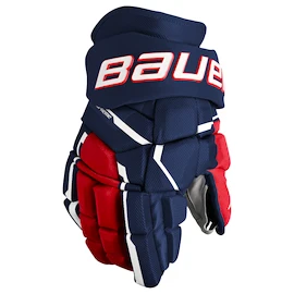 Rękawice hokejowe Bauer Supreme MACH Navy/Red/White Senior