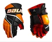 Rękawice hokejowe Bauer Vapor 3X Black/Orange Intermediate