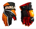 Rękawice hokejowe Bauer Vapor 3X Black/Orange Intermediate