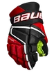 Rękawice hokejowe Bauer Vapor 3X black/red Junior