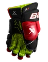 Rękawice hokejowe Bauer Vapor 3X Black/Red Junior