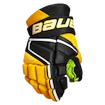 Rękawice hokejowe Bauer Vapor 3X - MTO Black/gold Junior