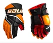 Rękawice hokejowe Bauer Vapor 3X - MTO black/orange Intermediate