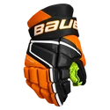 Rękawice hokejowe Bauer Vapor 3X - MTO Black/orange Junior