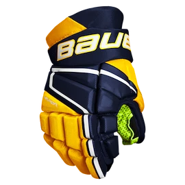 Rękawice hokejowe Bauer Vapor 3X - MTO Navy/gold Junior