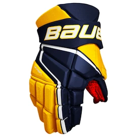 Rękawice hokejowe Bauer Vapor 3X Navy/Gold Intermediate