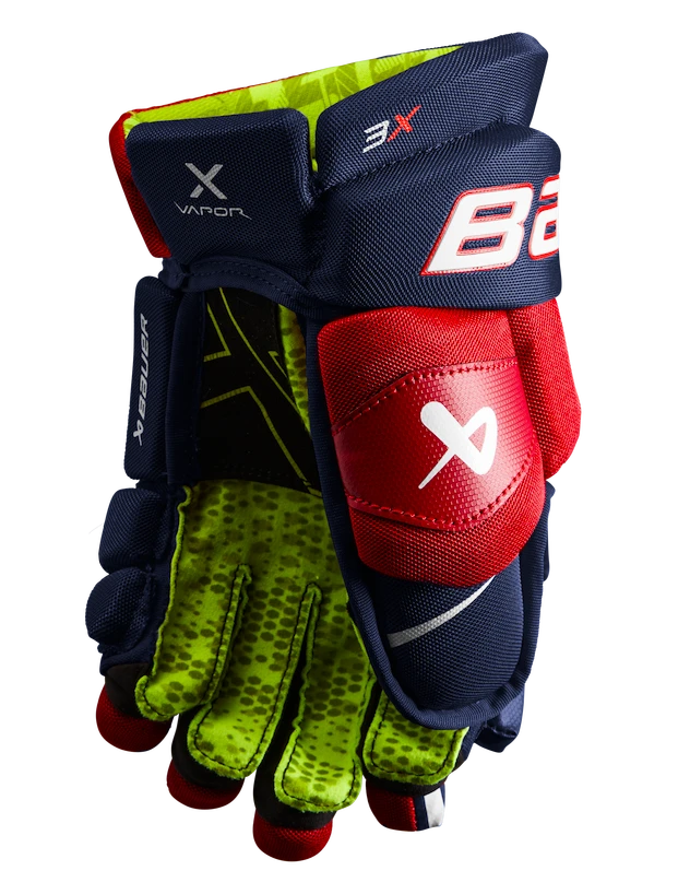 Rękawice hokejowe Bauer Vapor 3X Navy/Red/White Junior