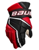 Rękawice hokejowe Bauer Vapor 3X PRO black/red Senior