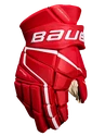 Rękawice hokejowe Bauer Vapor 3X PRO red Senior