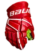 Rękawice hokejowe Bauer Vapor 3X Red Junior