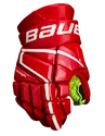 Rękawice hokejowe Bauer Vapor 3X red Junior