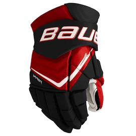 Rękawice hokejowe Bauer Vapor FLYLITE Black/Red Intermediate