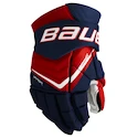Rękawice hokejowe Bauer Vapor FLYLITE Navy/Red/White Senior
