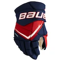 Rękawice hokejowe Bauer Vapor FLYPRO Navy/Red/White Intermediate