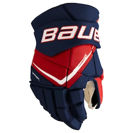 Rękawice hokejowe Bauer Vapor FLYPRO Navy/Red/White Senior