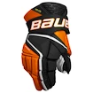 Rękawice hokejowe Bauer Vapor Hyperlite Black/Orange Intermediate