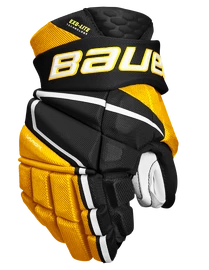 Rękawice hokejowe Bauer Vapor Hyperlite - MTO black/gold Junior
