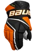 Rękawice hokejowe Bauer Vapor Hyperlite - MTO black/orange Senior