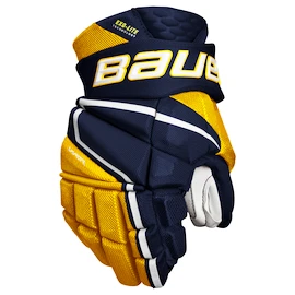 Rękawice hokejowe Bauer Vapor Hyperlite Navy/Gold Junior
