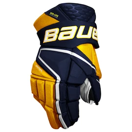 Rękawice hokejowe Bauer Vapor Hyperlite Navy/Gold Senior