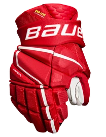 Rękawice hokejowe Bauer Vapor Hyperlite red Junior
