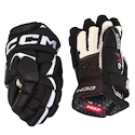 Rękawice hokejowe CCM JetSpeed FT6 Black/White Senior