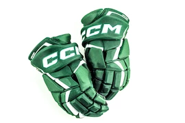Rękawice hokejowe CCM JetSpeed FT6 Dark Green/White Junior