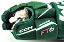 Rękawice hokejowe CCM JetSpeed FT6 Dark Green/White Senior