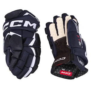 Rękawice hokejowe CCM JetSpeed FT6 Navy/White Senior 15 cali