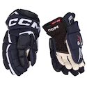 Rękawice hokejowe CCM JetSpeed FT6 Navy/White Senior 15 cali