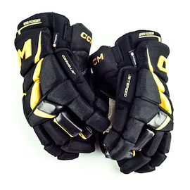 Rękawice hokejowe CCM JetSpeed FT6 Pro Black/Sunflower Junior