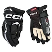 Rękawice hokejowe CCM JetSpeed FT6 Pro Black/White Senior