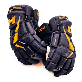 Rękawice hokejowe CCM JetSpeed FT6 Pro Navy/Sunflower Junior