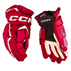 Rękawice hokejowe CCM JetSpeed FT6 Pro Red/White Junior