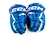 Rękawice hokejowe CCM JetSpeed FT6 Royal/White Junior 12 cali
