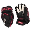 Rękawice hokejowe CCM JetSpeed FT680 Black/Red Junior