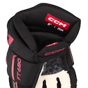 Rękawice hokejowe CCM JetSpeed FT680 Black/Red Junior