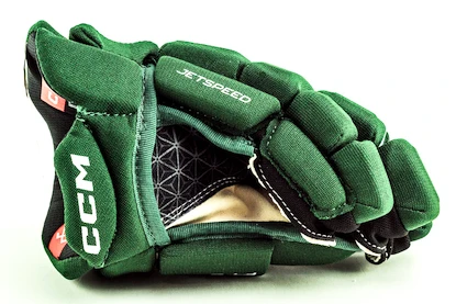 Rękawice hokejowe CCM JetSpeed FT680 Dark Green/White Senior