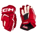 Rękawice hokejowe CCM JetSpeed FT680 Red/White Senior