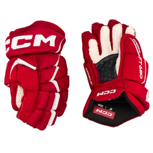 Rękawice hokejowe CCM JetSpeed FT680 Red/White Senior 15 cali