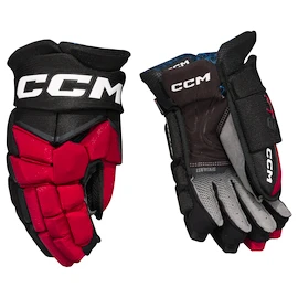 Rękawice hokejowe CCM JetSpeed FT8 Black/Red/White Senior