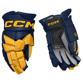 Rękawice hokejowe CCM JetSpeed FT8 Navy/Sunflower Senior