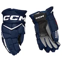 Rękawice hokejowe CCM JetSpeed FT8 Navy/White Senior